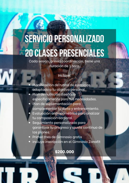 Personalizado 20 clases